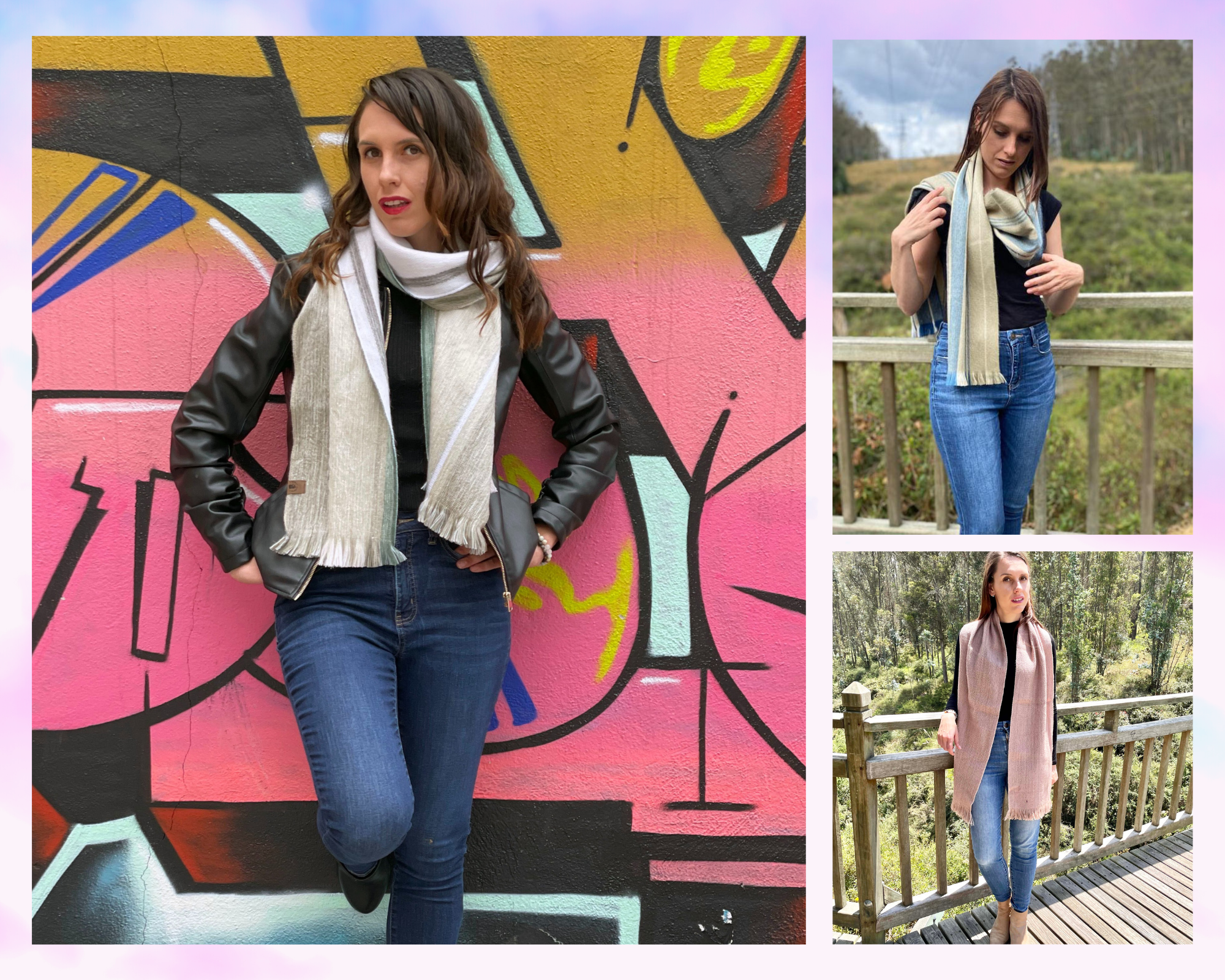 Different Types Of Fancy Alpaca Scarves available at Fancy Alpaca