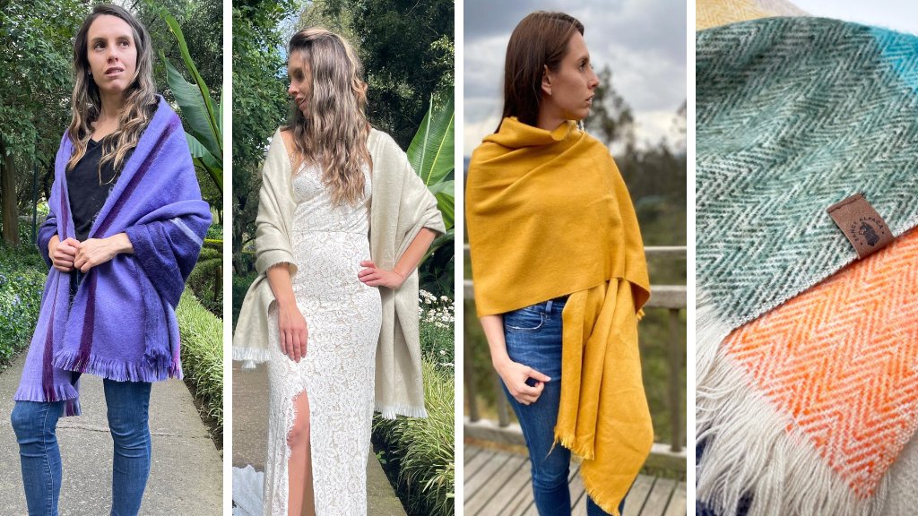 Cozy Elegant Alpaca Wool Shawls Fancy Alpaca