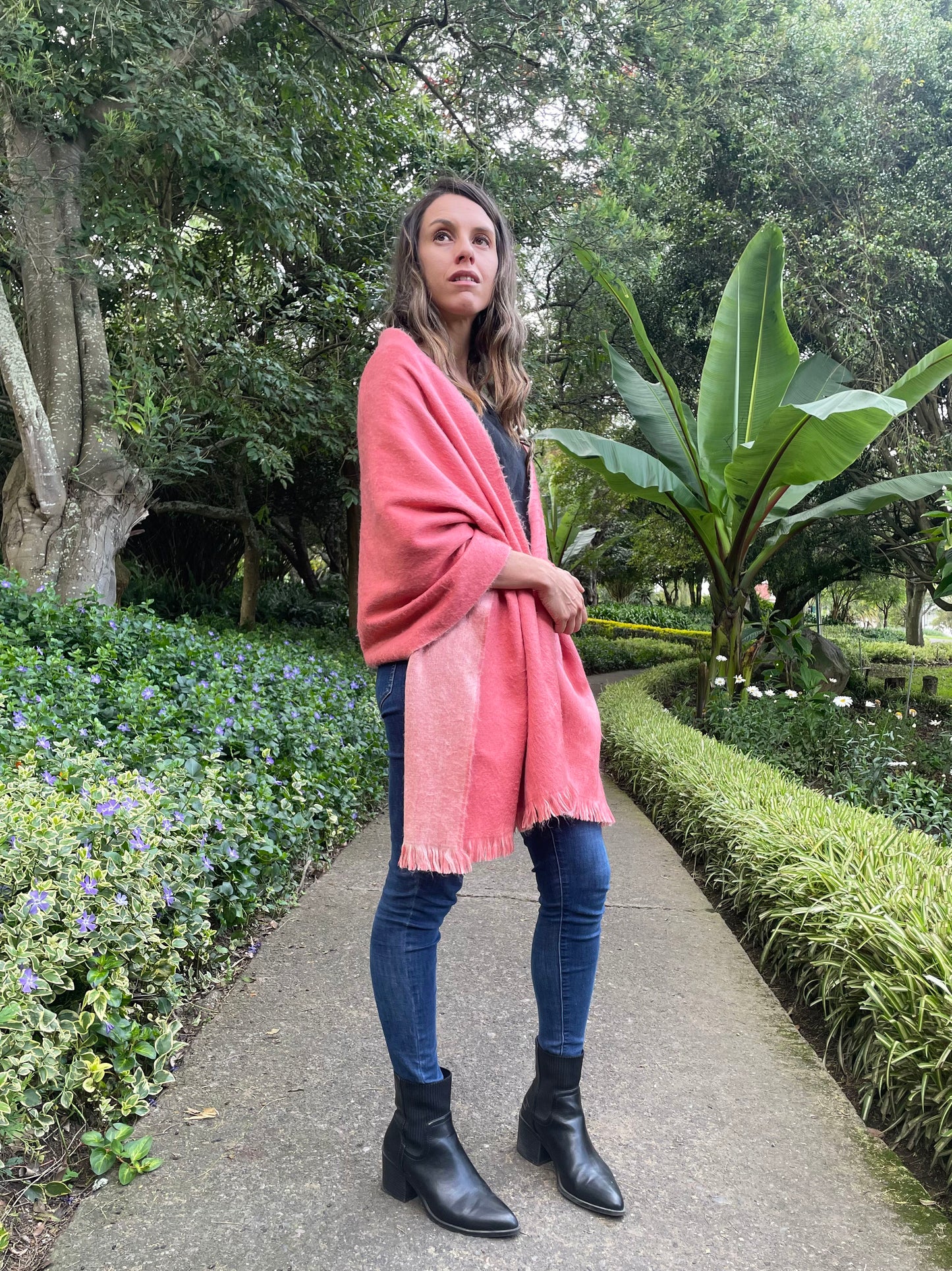 artisan alpaca shawl wrap