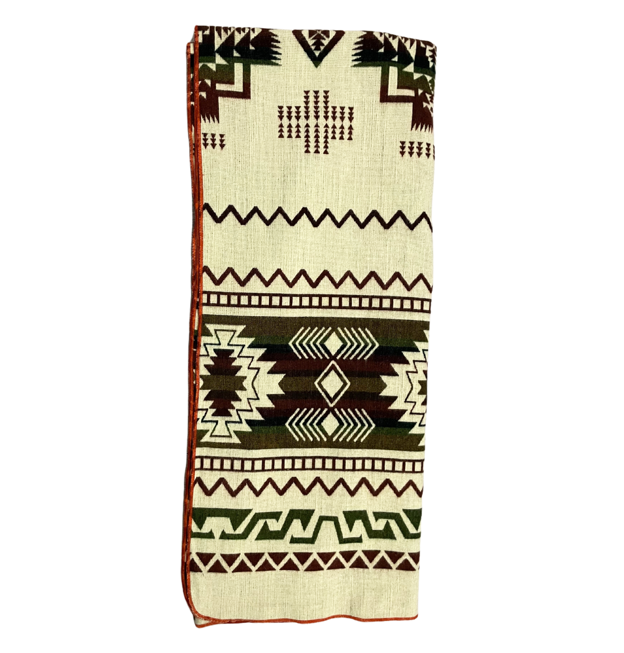 Rustic Artisan Ecuadorian Double-Sided Alpaca Fiber Blanket