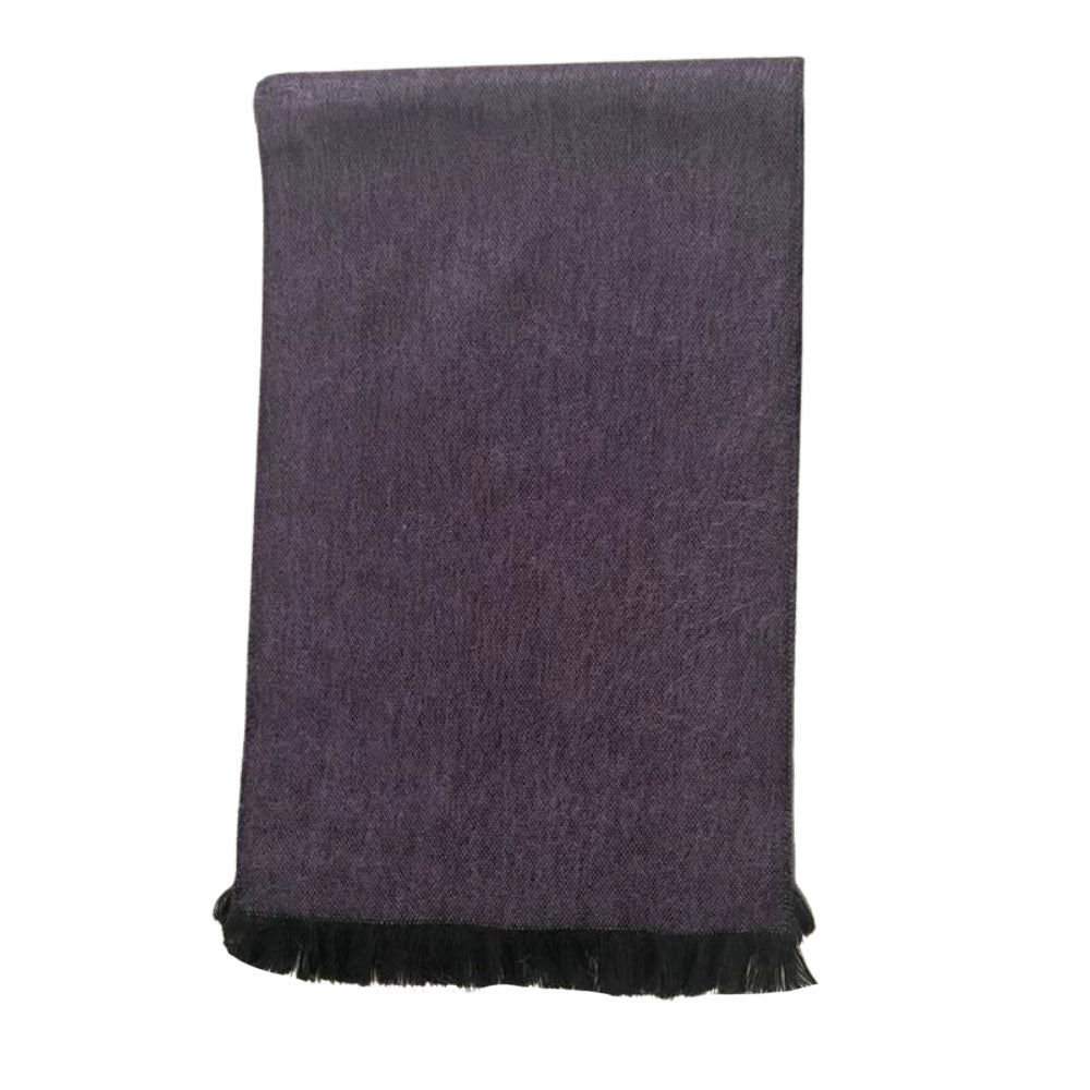 purple alpaca scarf