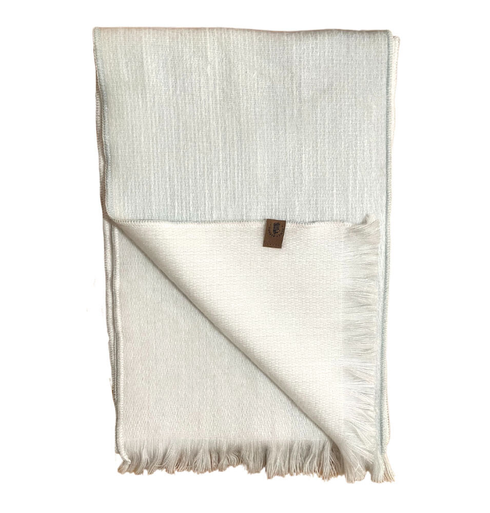 natural fiber winter scarf