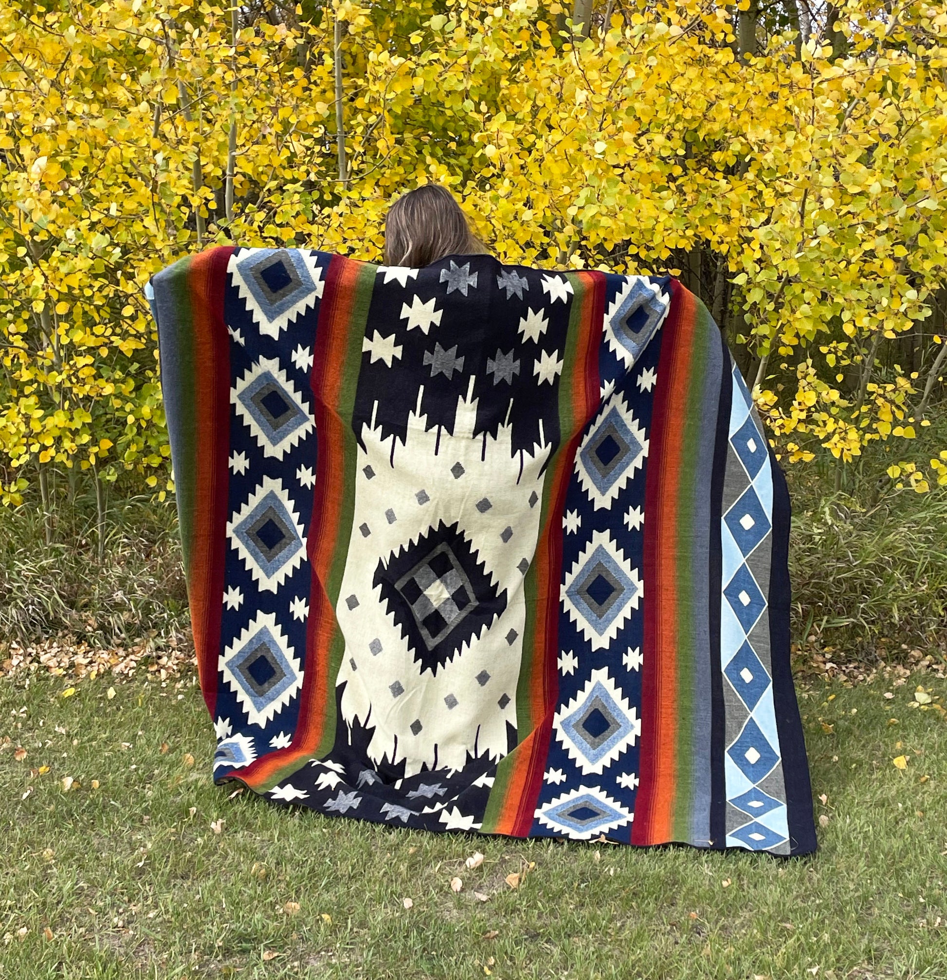 Bohemian Reversible Alpaca Blanket Luxury Alpaca Home Gift