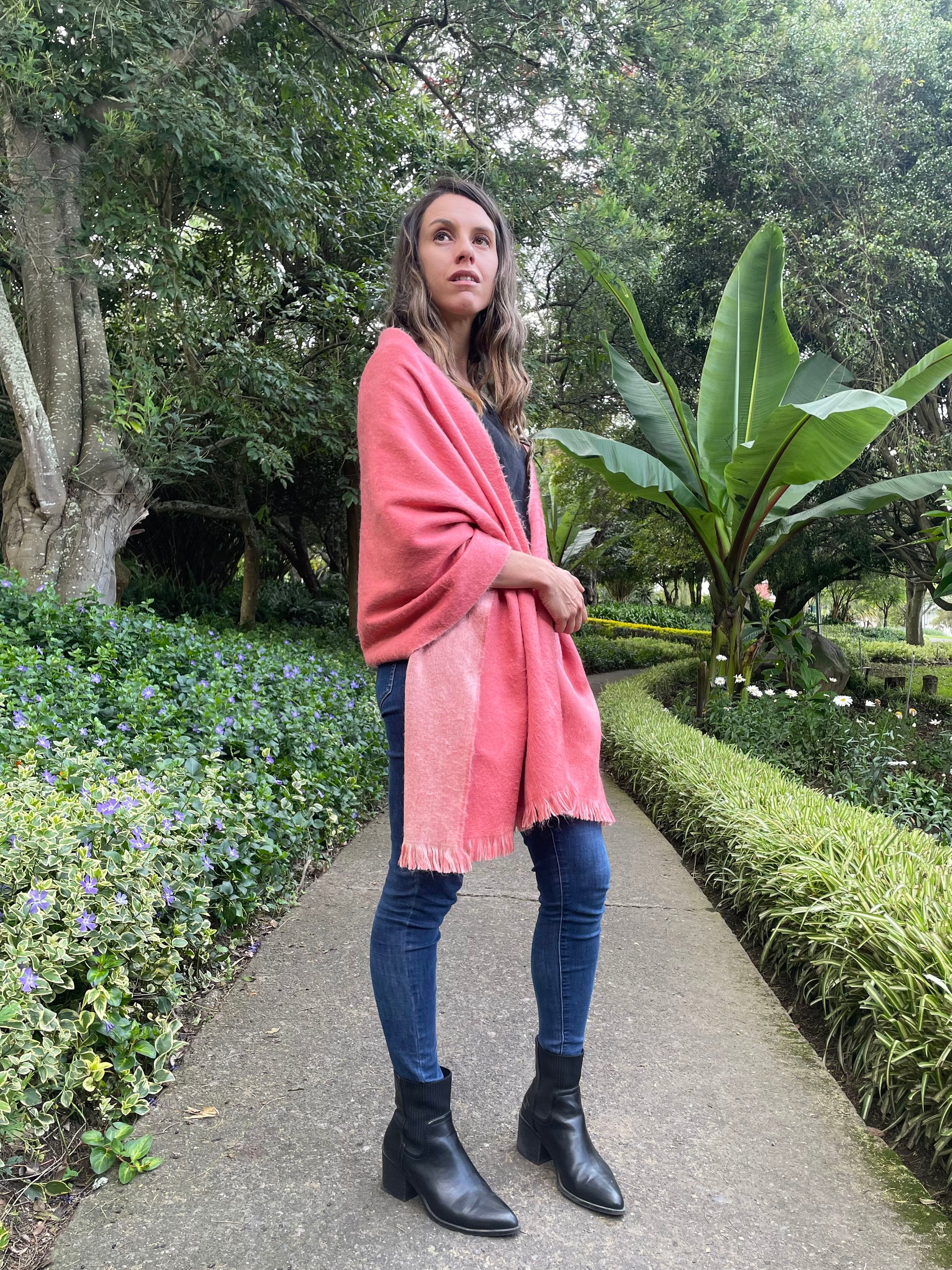artisan alpaca shawl wrap