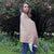 Luxurious Soft Natural Tone Alpaca Shawl Alpaca Wool Fashion