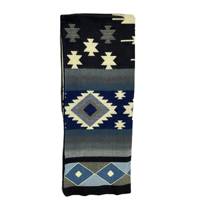 Cozy Bohemian Reversible Tribal Alpaca Wool Blanket