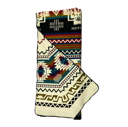 Bohemian Reversible Cozy Alpaca Wool Blanket Alpaca Home Gift