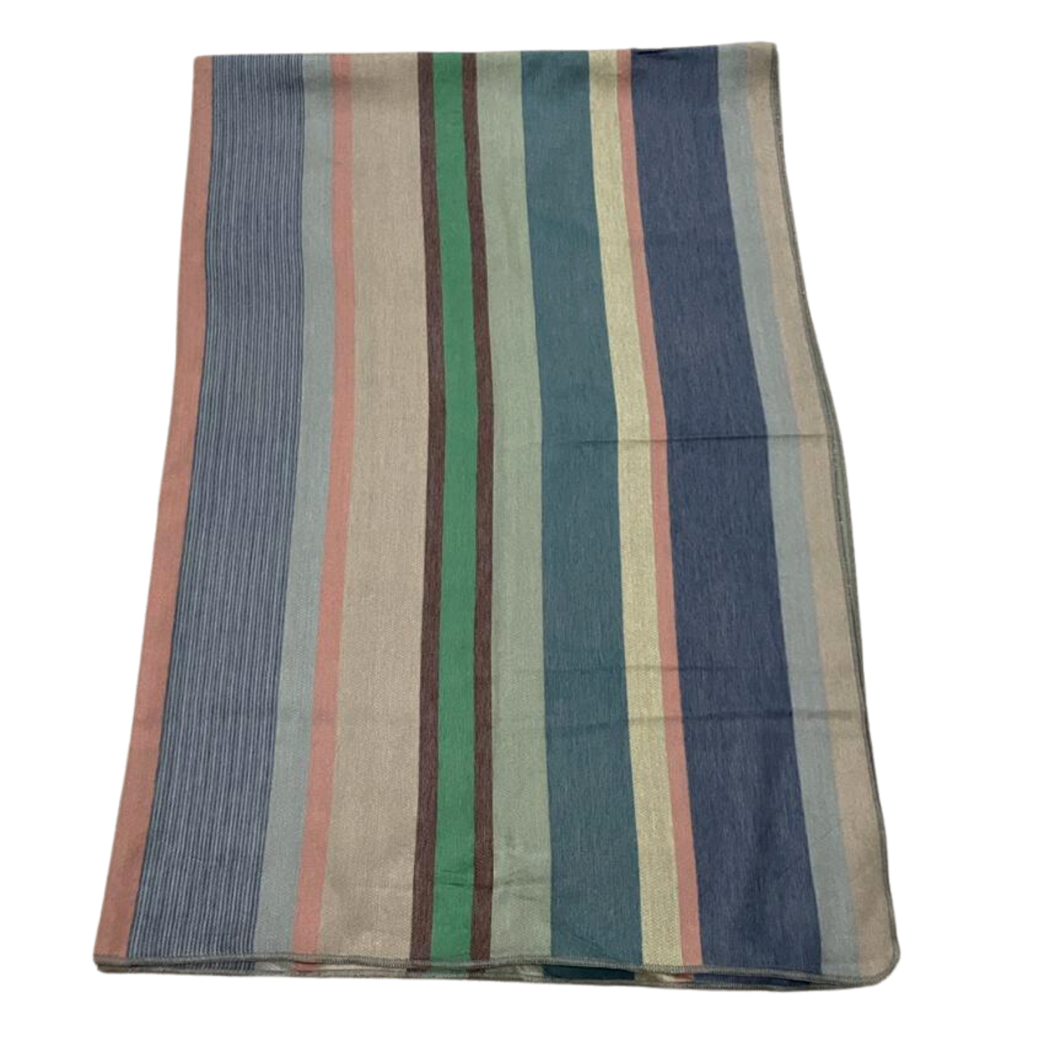 Unique Striped Soft Alpaca Fiber Blanket Cozy Home Gifts