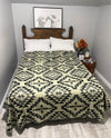 boho western Aztec alpaca blanket