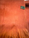 burnt orange alpaca wrap 