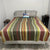 Colorful Striped Alpaca Wool Blanket 