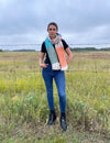 colorful cozy alpaca fiber shawl wrap