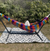 colorful tribal hammock with tassel
