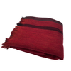 striped alpaca wool throw