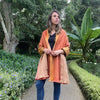 cozy bold reversible alpaca shawl