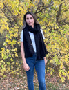 cozy long alpaca scarf shawl wrap
