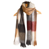 cozy patchwork blanket alpaca scarf