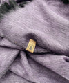 purple Ecuadorian alpaca shawl