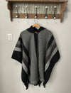 cozy reversible alpaca poncho
