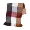 cozy tartan alpaca wool scarf