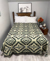 farmhouse chic alpaca fiber blanket