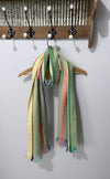 flowing elegant alpaca fiber scarf