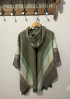 long unisex outdoor alpaca wool poncho