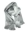 neutral tone double sided alpaca shawl