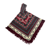pullover fringe alpaca wool poncho