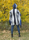 pullover hooded Ecuadorian artisan poncho