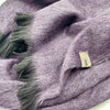 purple alpaca fiber scarf