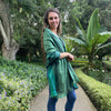 rustic boho chic alpaca shawl