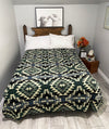 Cozy Ethnic Double Sided Alpaca Fiber Blanket Soft Alpaca Wool Decor