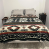 Cozy Country Tribal Print Reversible Alpaca Blanket