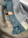 unique cozy alpaca shawl with fringe