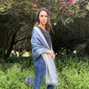 Luxury Elegant Reversible Alpaca Wool Shawl Alpaca Fashion Gift