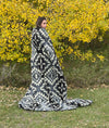 warm winter alpaca fiber blanket