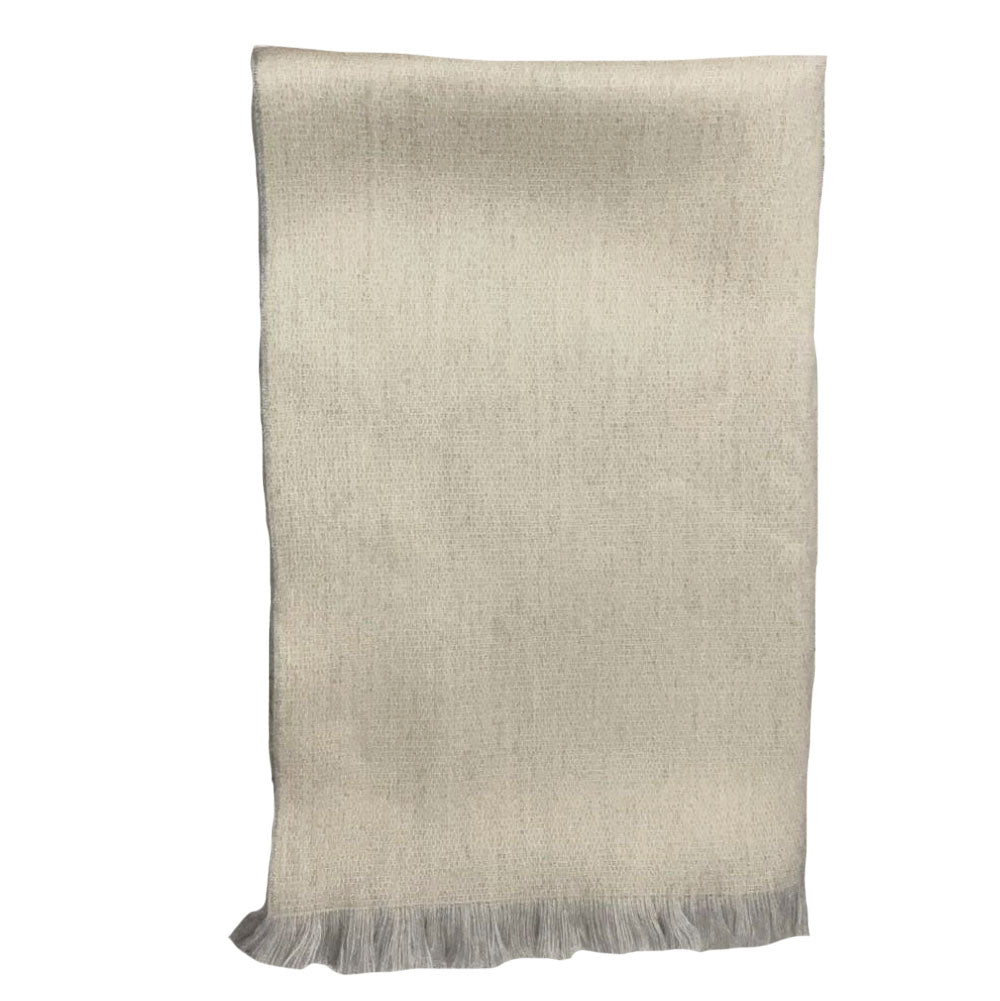 Luxury Natural Tone Double-Sided Alpaca Fiber Shawl 