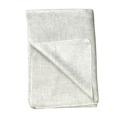 Classic Modern Chic Grey Alpaca Wool Blanket Luxury Alpaca Decor
