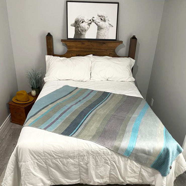 cozy alpaca throw
