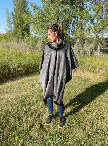 womens luxury alpaca wool poncho