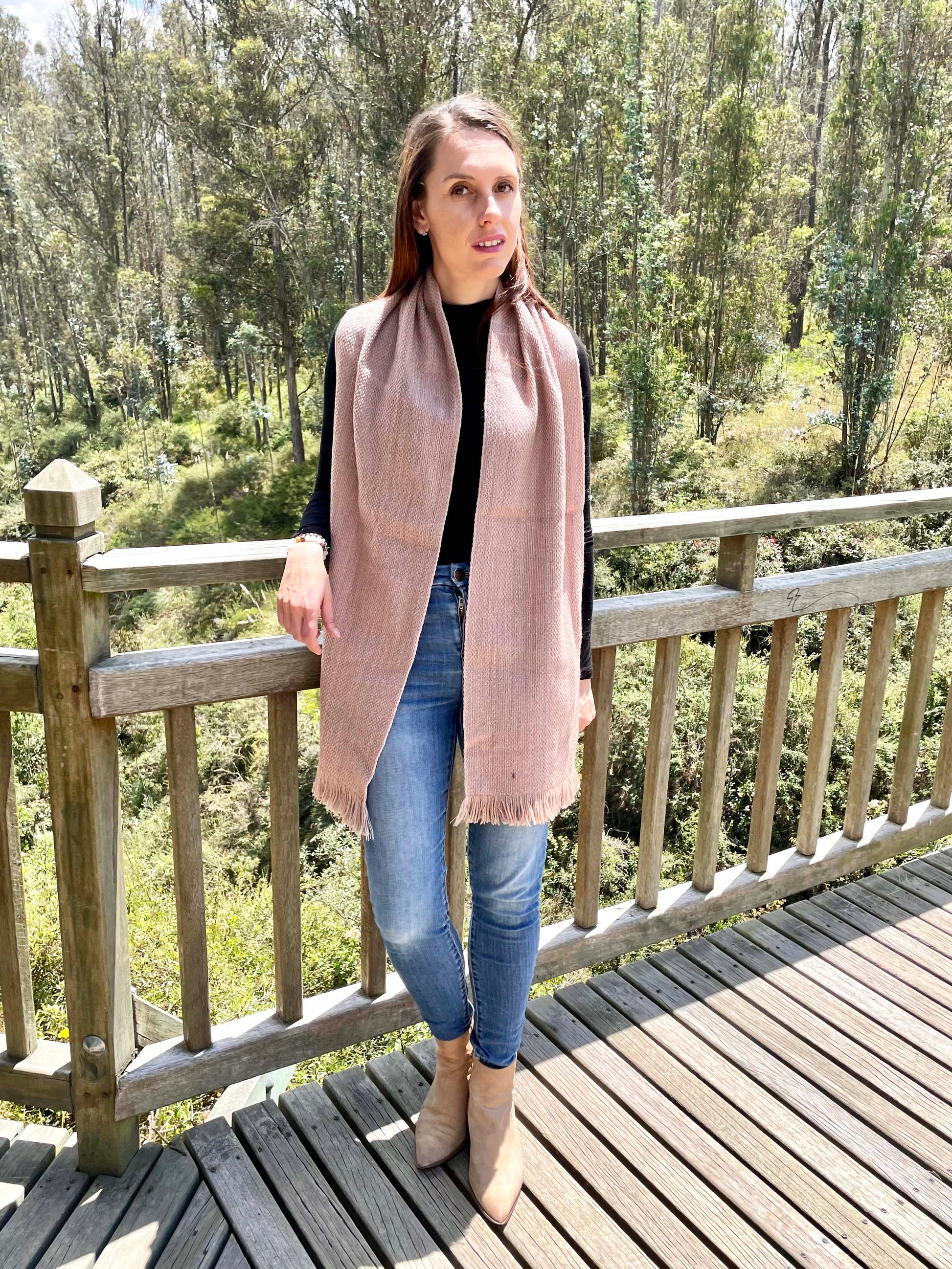 artisan wool scarf