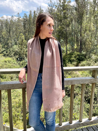 weaved wool scarf