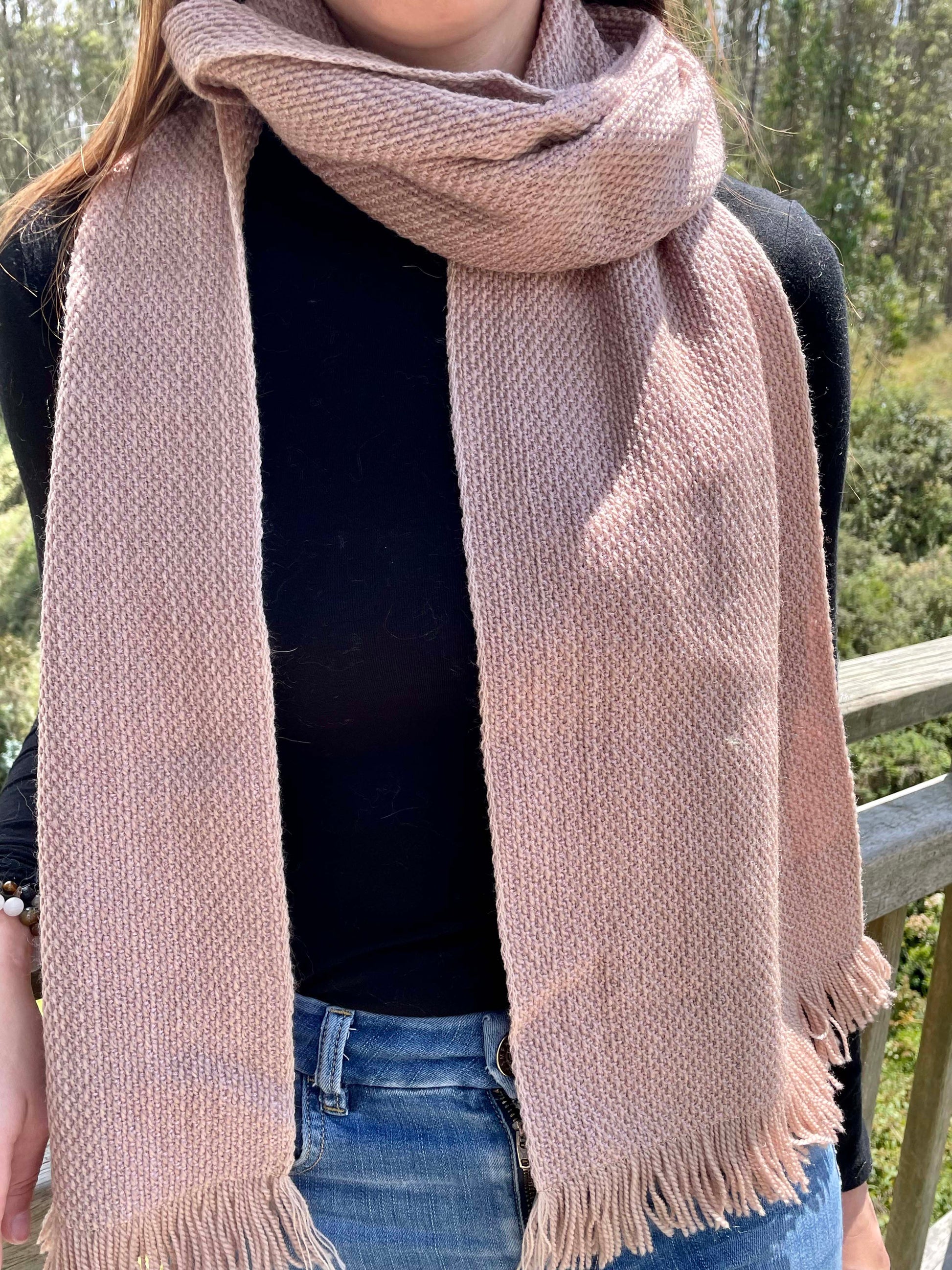 warm woolen scarf