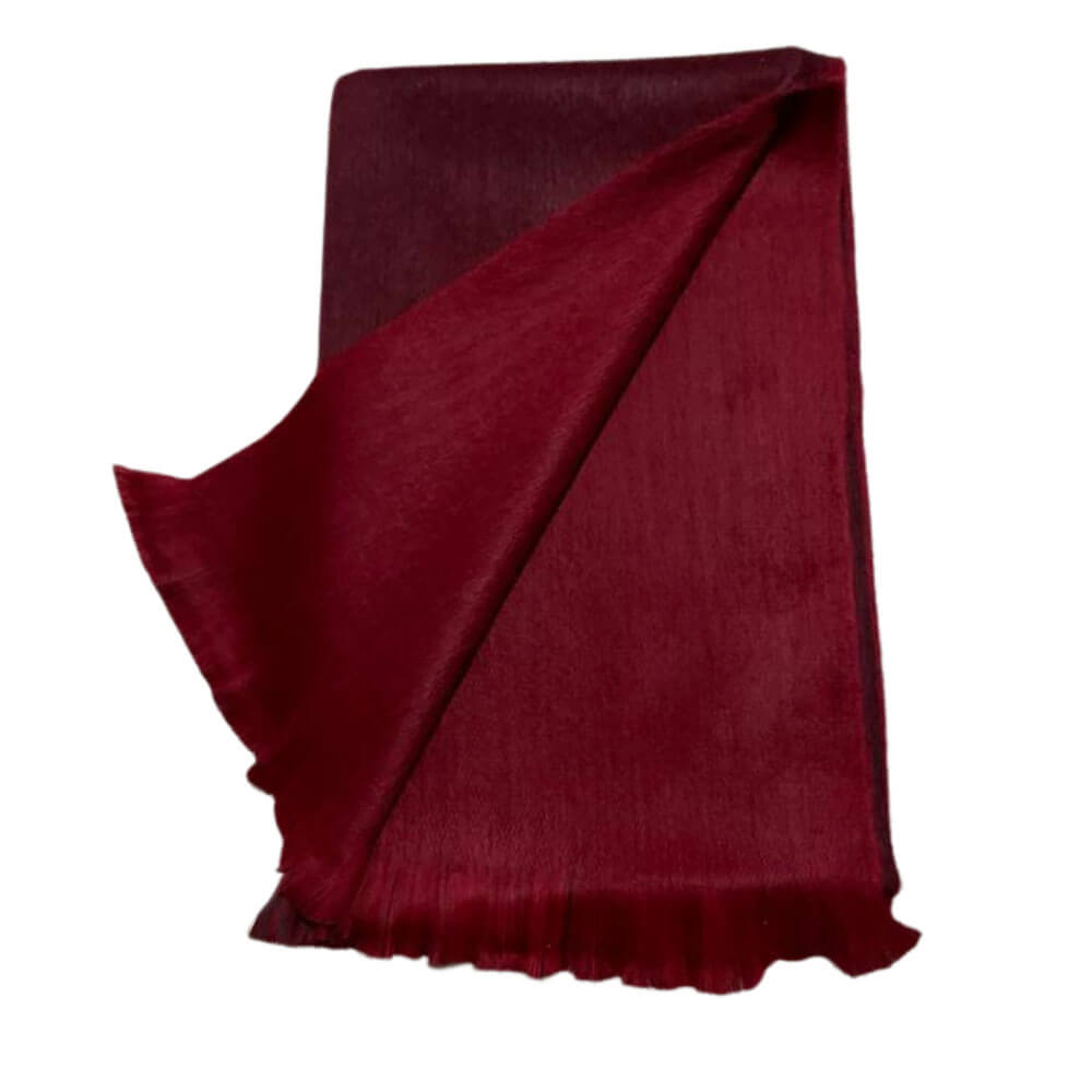 Elegant Rich Red Reversible Alpaca Fiber Shawl Fancy Alpaca elegant-rich-red-reversible-alpaca-fiber-shawl-fancy-alpaca