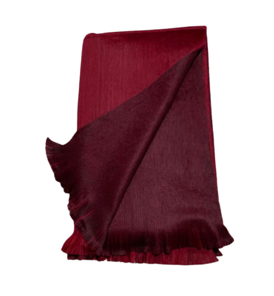 Elegant Rich Red Reversible Alpaca Fiber Shawl Fancy Alpaca elegant-rich-red-reversible-alpaca-fiber-shawl-fancy-alpaca