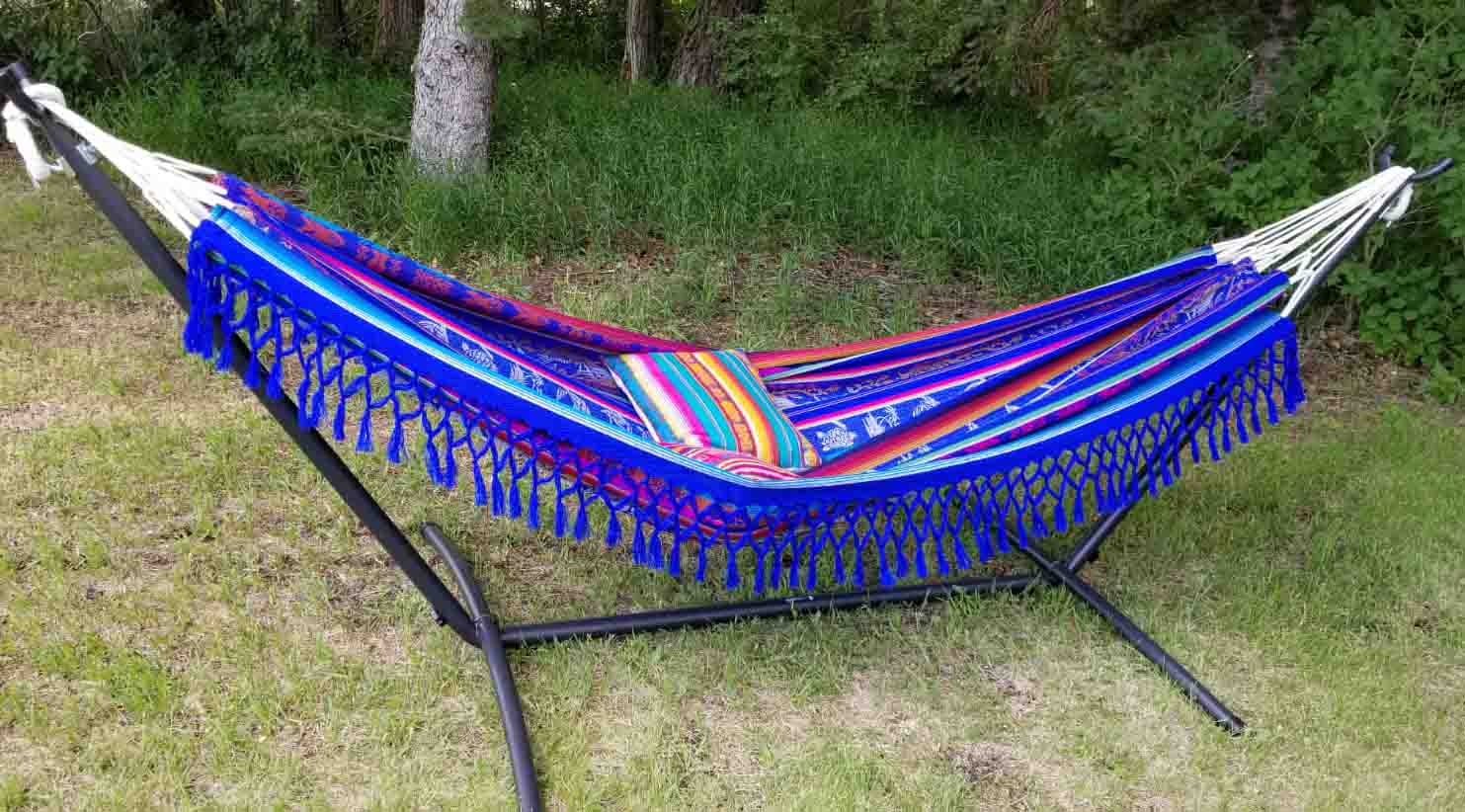 fringe tribal hammock