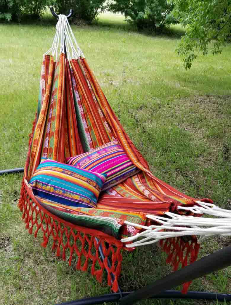 summer hammock, rope hammock