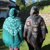 artisan alpaca geometric ponchos