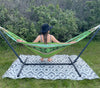 backyard summer vibes boho hammock